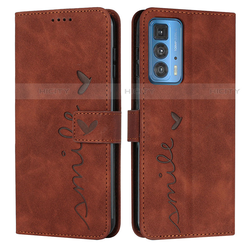 Funda de Cuero Cartera con Soporte Carcasa Y03X para Motorola Moto Edge 20 Pro 5G