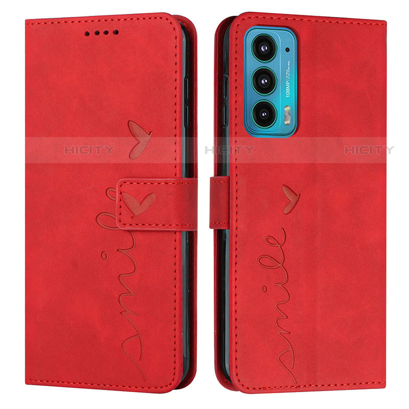 Funda de Cuero Cartera con Soporte Carcasa Y03X para Motorola Moto Edge Lite 5G