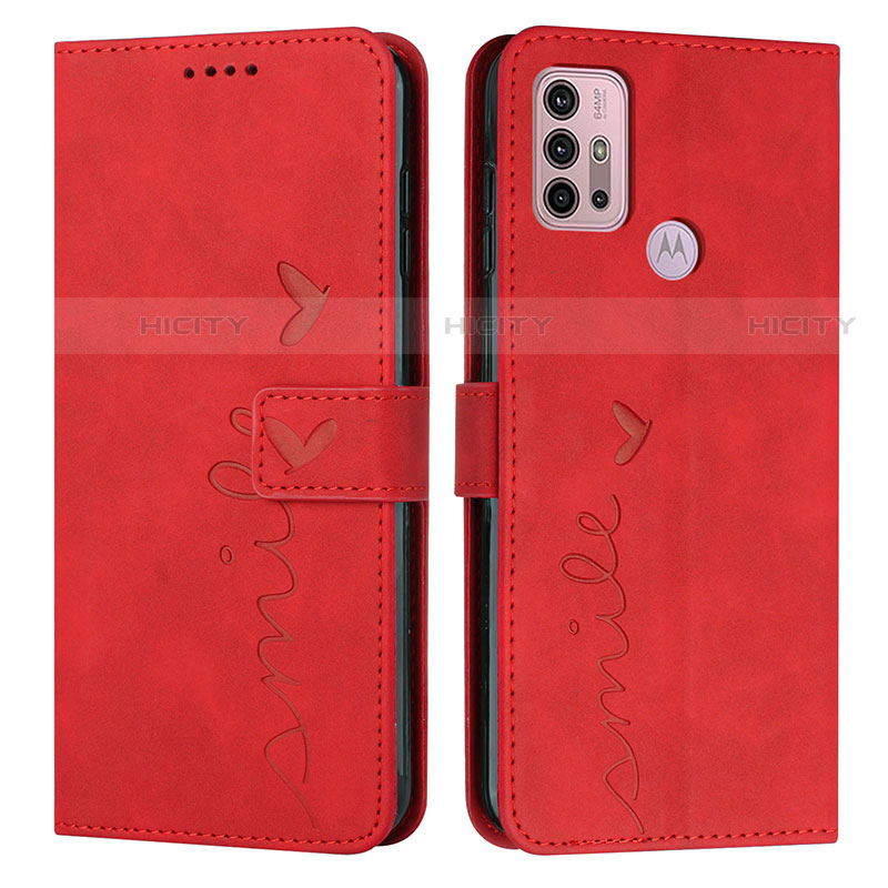 Funda de Cuero Cartera con Soporte Carcasa Y03X para Motorola Moto G30