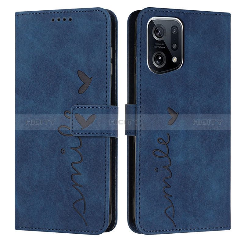 Funda de Cuero Cartera con Soporte Carcasa Y03X para Oppo Find X5 5G