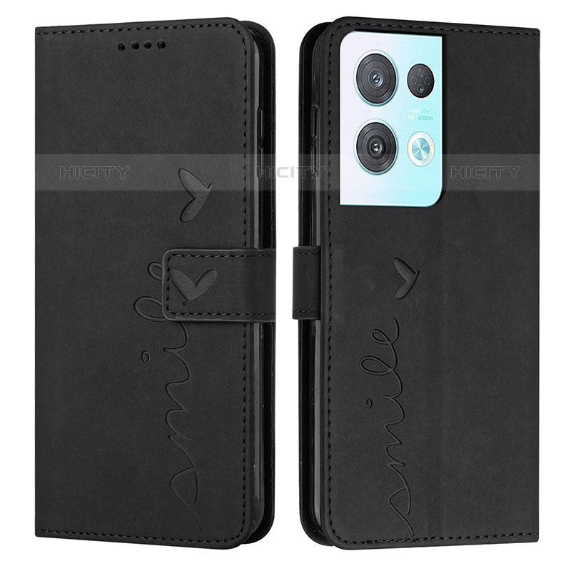 Funda de Cuero Cartera con Soporte Carcasa Y03X para Oppo Reno8 Pro 5G