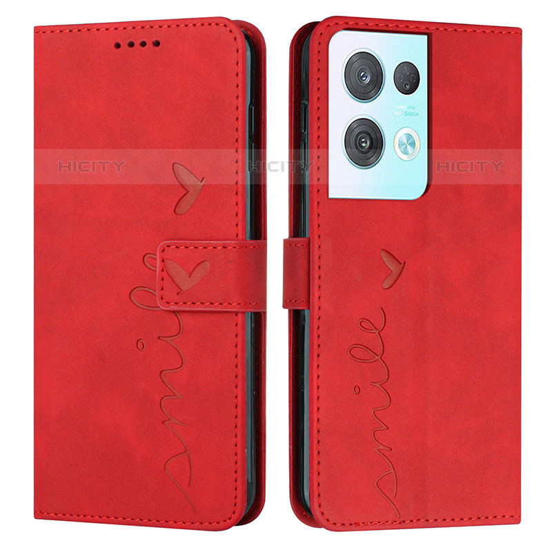 Funda de Cuero Cartera con Soporte Carcasa Y03X para Oppo Reno8 Pro+ Plus 5G