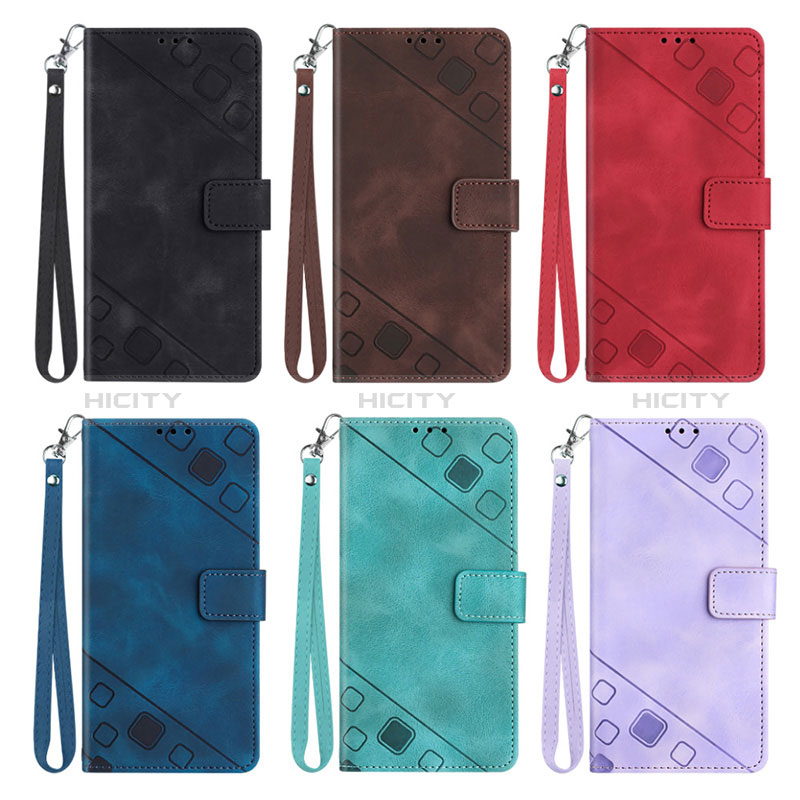 Funda de Cuero Cartera con Soporte Carcasa Y06B para Apple iPhone 13