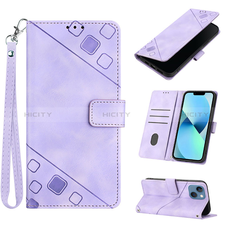 Funda de Cuero Cartera con Soporte Carcasa Y06B para Apple iPhone 14