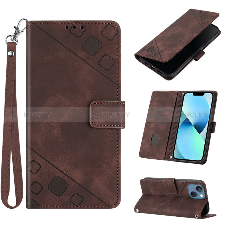 Funda de Cuero Cartera con Soporte Carcasa Y06B para Apple iPhone 14 Plus