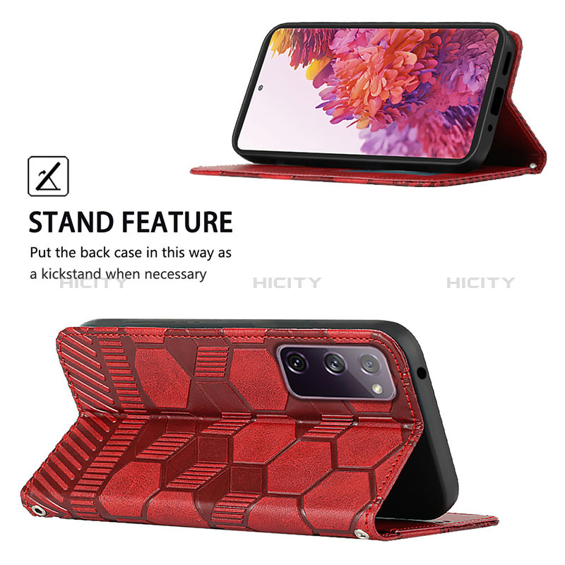 Funda de Cuero Cartera con Soporte Carcasa Y06B para Samsung Galaxy S20 FE 5G