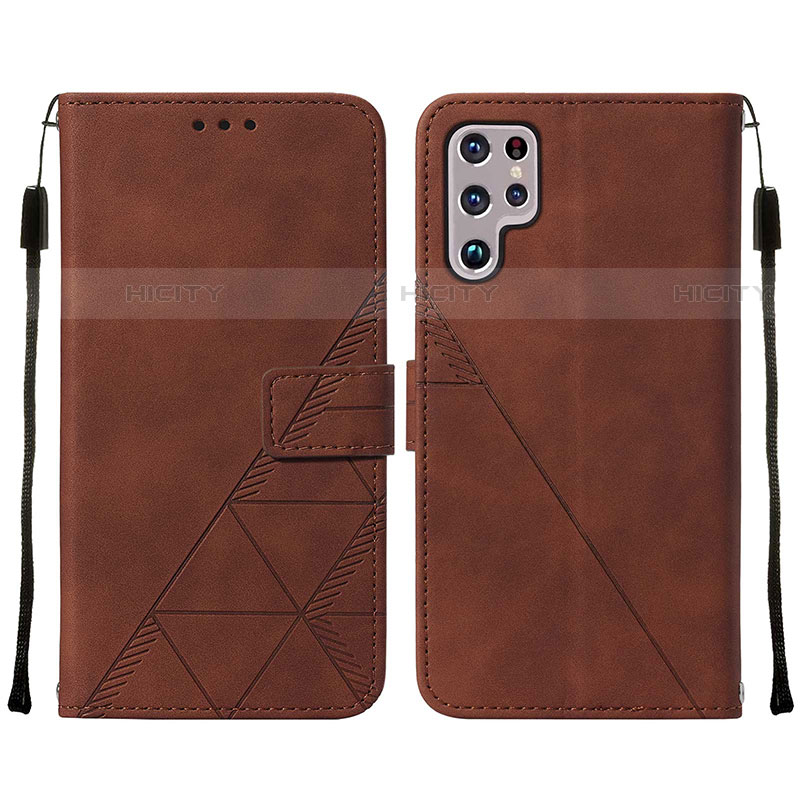 Funda de Cuero Cartera con Soporte Carcasa Y07B para Samsung Galaxy S21 Ultra 5G