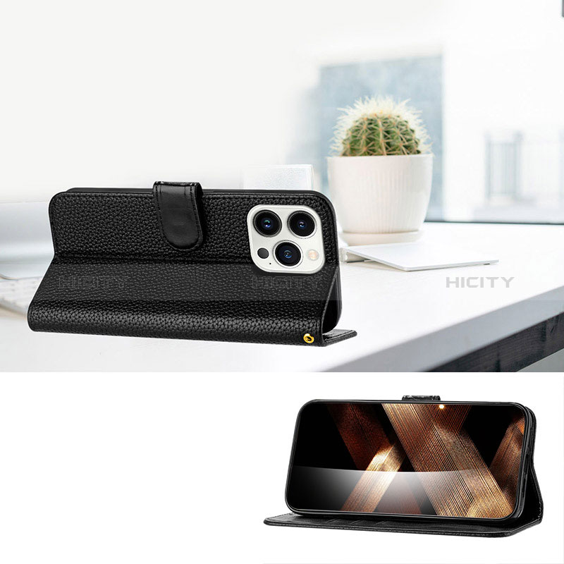 Funda de Cuero Cartera con Soporte Carcasa Y09X para Apple iPhone 14 Pro