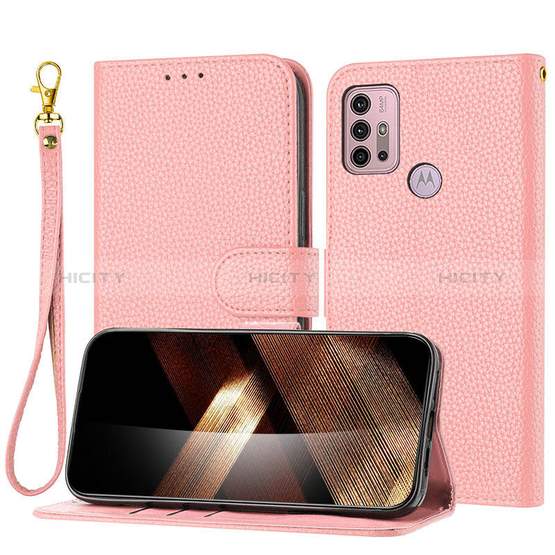 Funda de Cuero Cartera con Soporte Carcasa Y09X para Motorola Moto G20