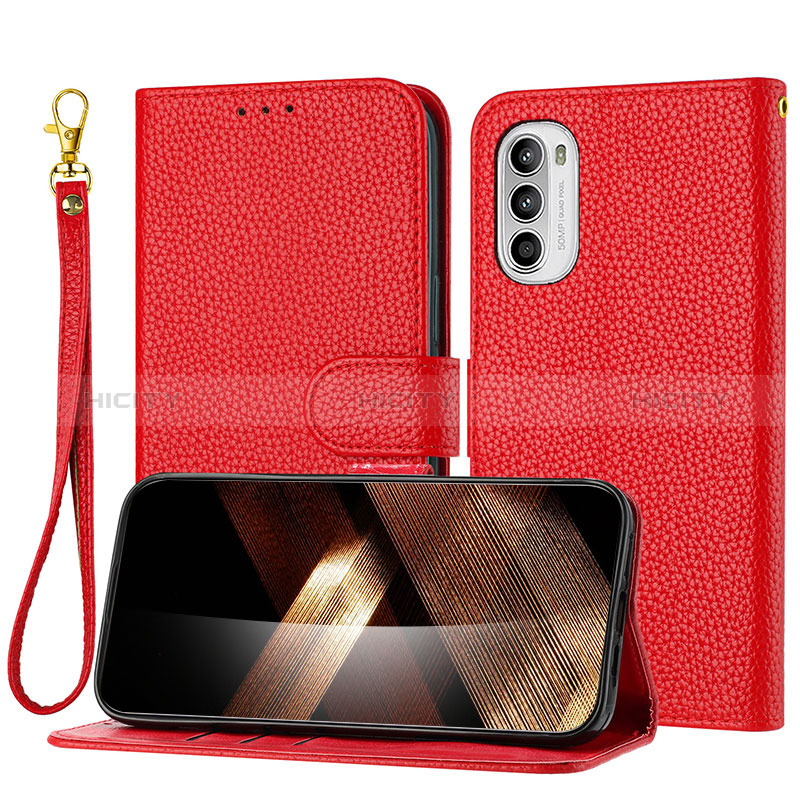 Funda de Cuero Cartera con Soporte Carcasa Y09X para Motorola Moto G31