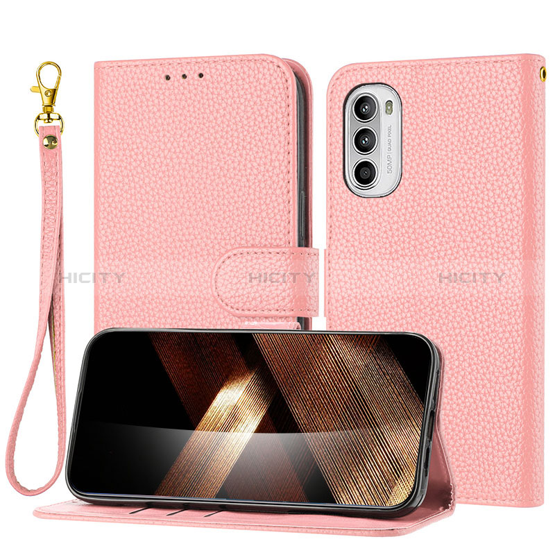 Funda de Cuero Cartera con Soporte Carcasa Y09X para Motorola Moto G31