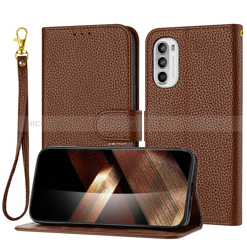 Funda de Cuero Cartera con Soporte Carcasa Y09X para Motorola Moto G31