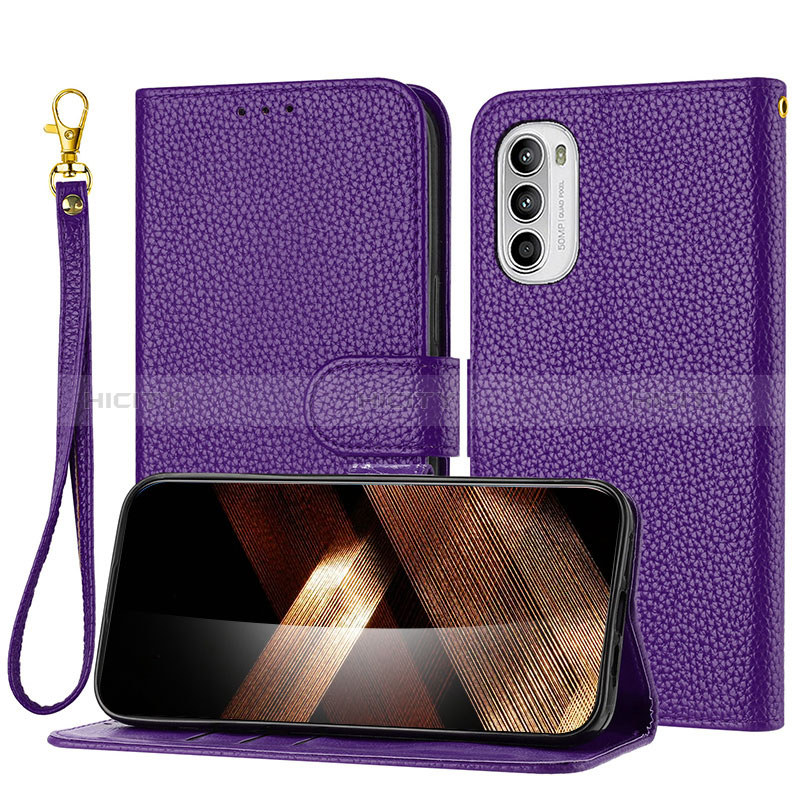 Funda de Cuero Cartera con Soporte Carcasa Y09X para Motorola Moto G41