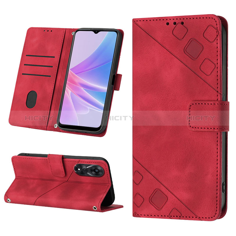 Funda de Cuero Cartera con Soporte Carcasa YB1 para Oppo A78 5G