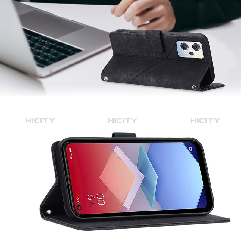 Funda de Cuero Cartera con Soporte Carcasa YB1 para Oppo K10X 5G