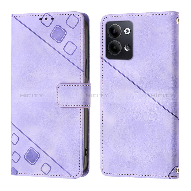 Funda de Cuero Cartera con Soporte Carcasa YB1 para Oppo Reno9 5G