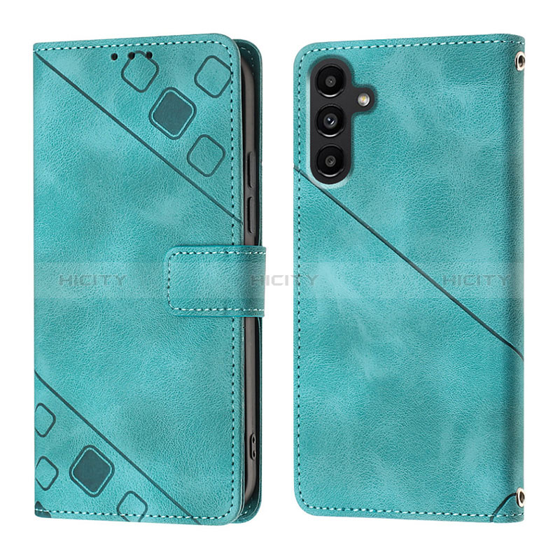 Funda de Cuero Cartera con Soporte Carcasa YB1 para Samsung Galaxy A04s