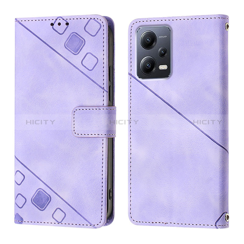 Funda de Cuero Cartera con Soporte Carcasa YB1 para Xiaomi Redmi Note 12 5G