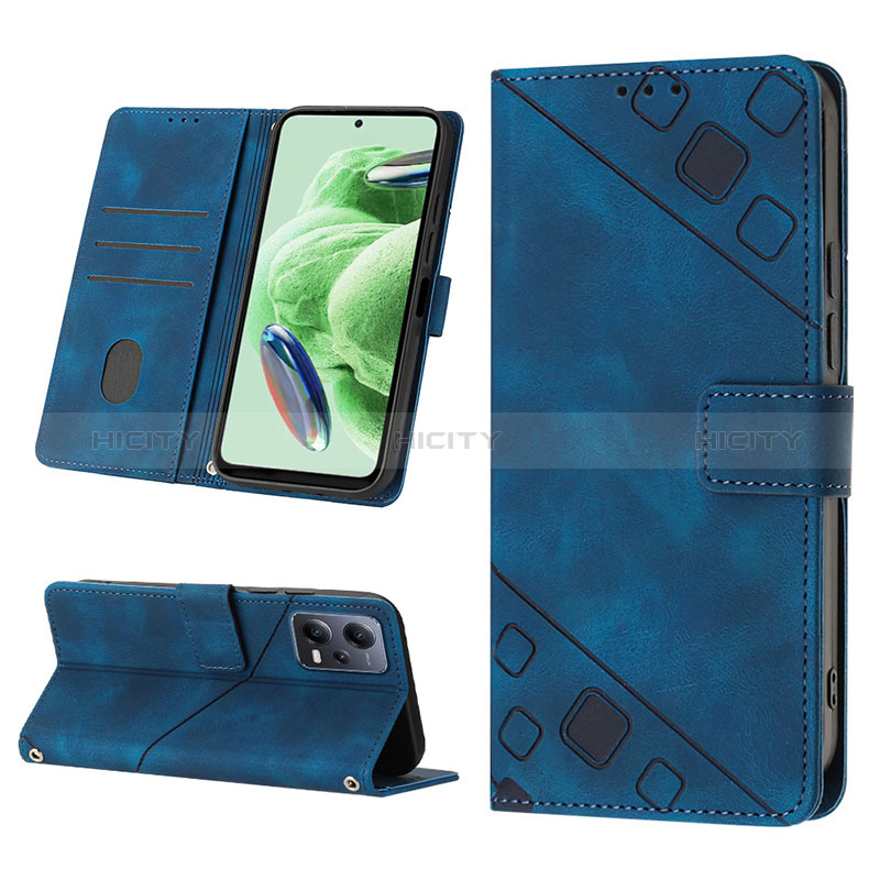 Funda de Cuero Cartera con Soporte Carcasa YB1 para Xiaomi Redmi Note 12 5G