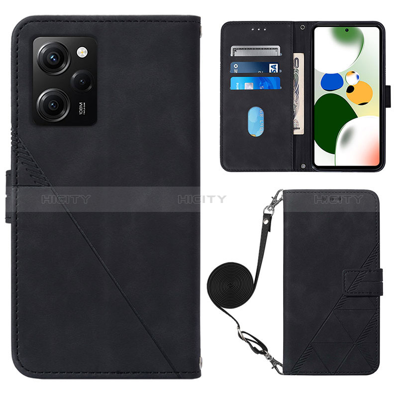 Funda de Cuero Cartera con Soporte Carcasa YB1 para Xiaomi Redmi Note 12 Pro Speed 5G