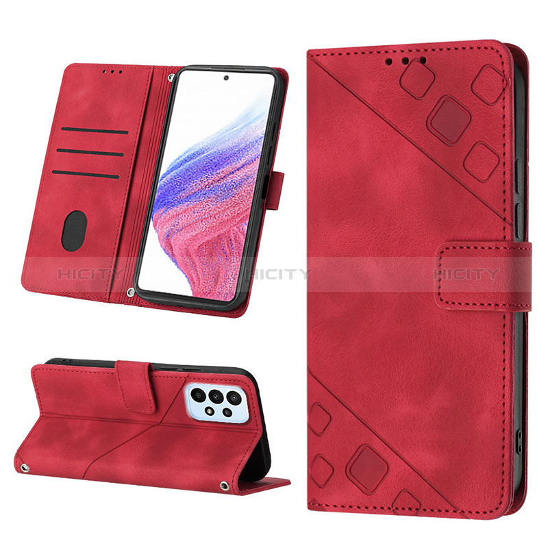 Funda de Cuero Cartera con Soporte Carcasa YB2 para Samsung Galaxy A73 5G