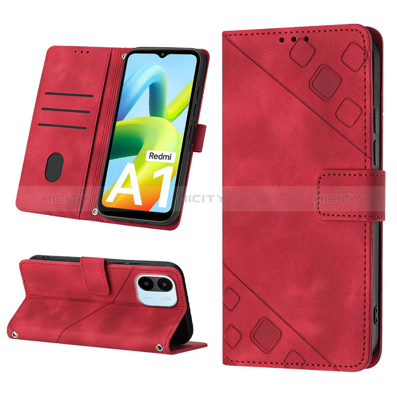 Funda de Cuero Cartera con Soporte Carcasa YB2 para Xiaomi Poco C50