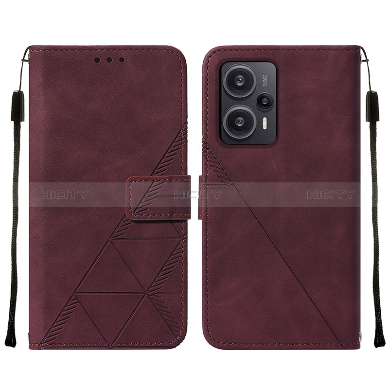 Funda de Cuero Cartera con Soporte Carcasa YB2 para Xiaomi Poco F5 5G