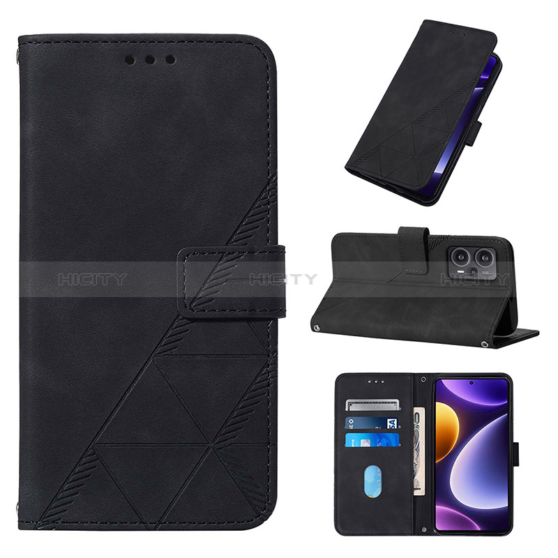 Funda de Cuero Cartera con Soporte Carcasa YB2 para Xiaomi Poco F5 5G