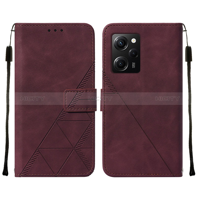 Funda de Cuero Cartera con Soporte Carcasa YB2 para Xiaomi Poco X5 Pro 5G