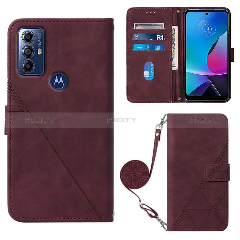 Funda de Cuero Cartera con Soporte Carcasa YB3 para Motorola Moto G Power (2022)