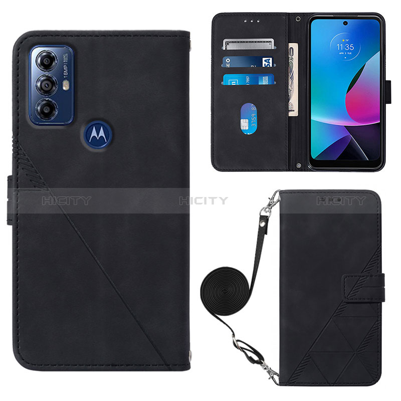 Funda de Cuero Cartera con Soporte Carcasa YB3 para Motorola Moto G Power (2022)