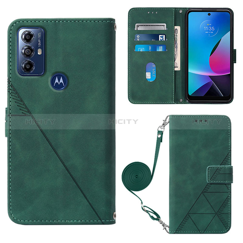 Funda de Cuero Cartera con Soporte Carcasa YB3 para Motorola Moto G Power (2022)