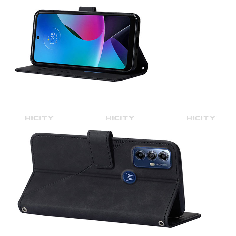 Funda de Cuero Cartera con Soporte Carcasa YB3 para Motorola Moto G Power (2022)