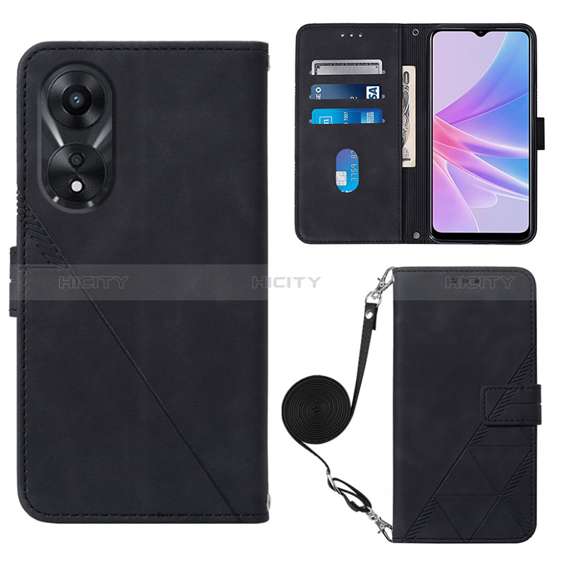 Funda de Cuero Cartera con Soporte Carcasa YB3 para Oppo A78 5G