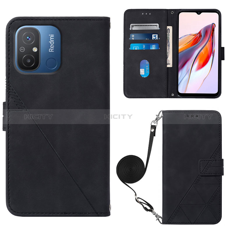 Funda de Cuero Cartera con Soporte Carcasa YB3 para Xiaomi Poco C55