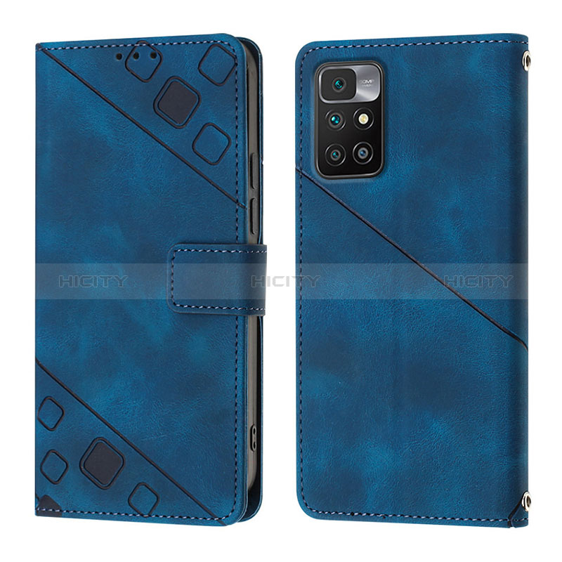 Funda de Cuero Cartera con Soporte Carcasa YB3 para Xiaomi Redmi 10 Prime