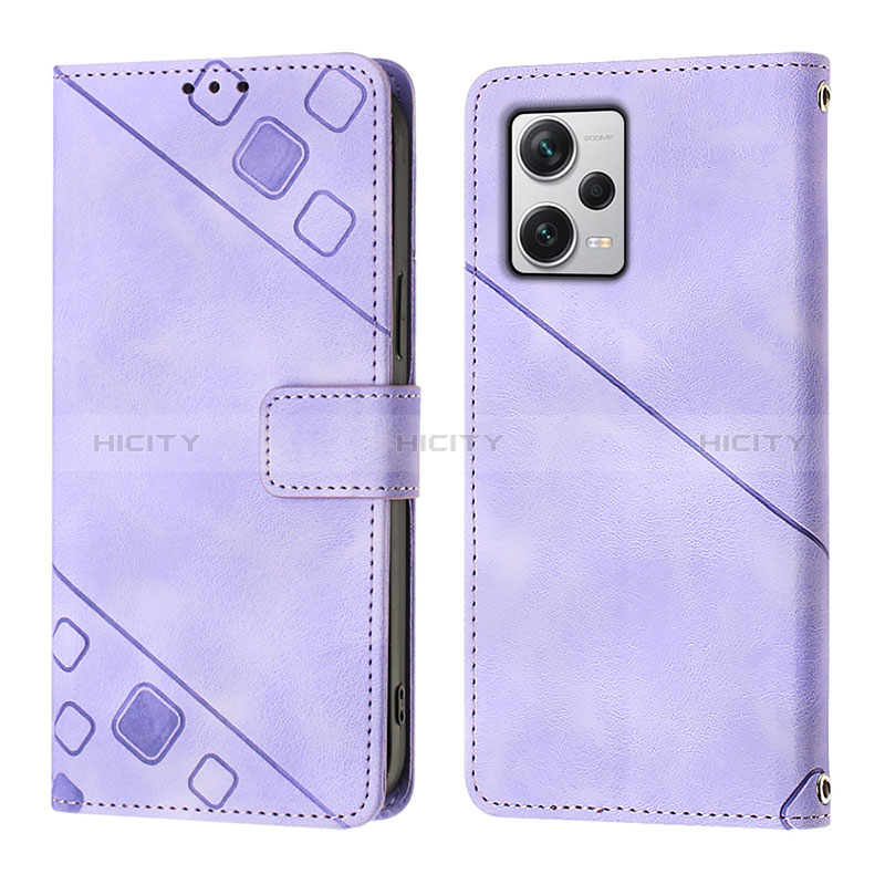 Funda de Cuero Cartera con Soporte Carcasa YB3 para Xiaomi Redmi Note 12 Pro+ Plus 5G