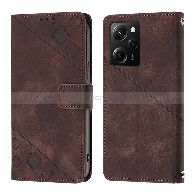 Funda de Cuero Cartera con Soporte Carcasa YB3 para Xiaomi Redmi Note 12 Pro Speed 5G