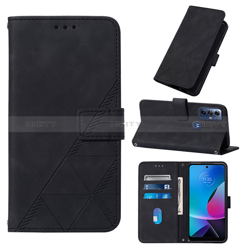 Funda de Cuero Cartera con Soporte Carcasa YB4 para Motorola Moto G Power (2022)