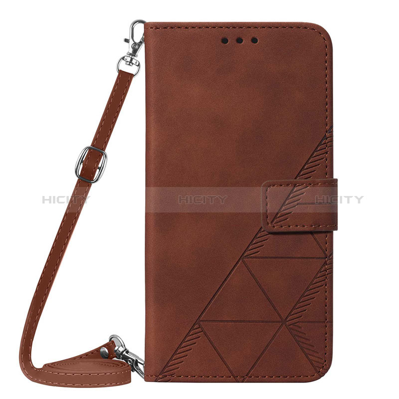 Funda de Cuero Cartera con Soporte Carcasa YB4 para Samsung Galaxy A04E Marron