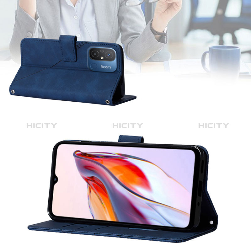 Funda de Cuero Cartera con Soporte Carcasa YB4 para Xiaomi Redmi 12C 4G