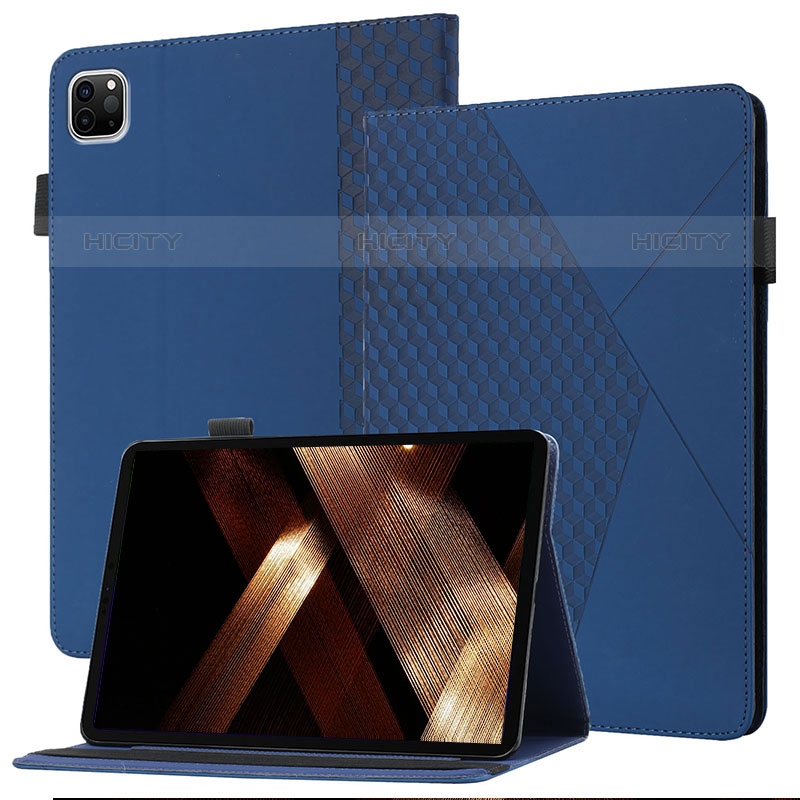 Funda de Cuero Cartera con Soporte Carcasa YX1 para Apple iPad Pro 11 (2020) Azul