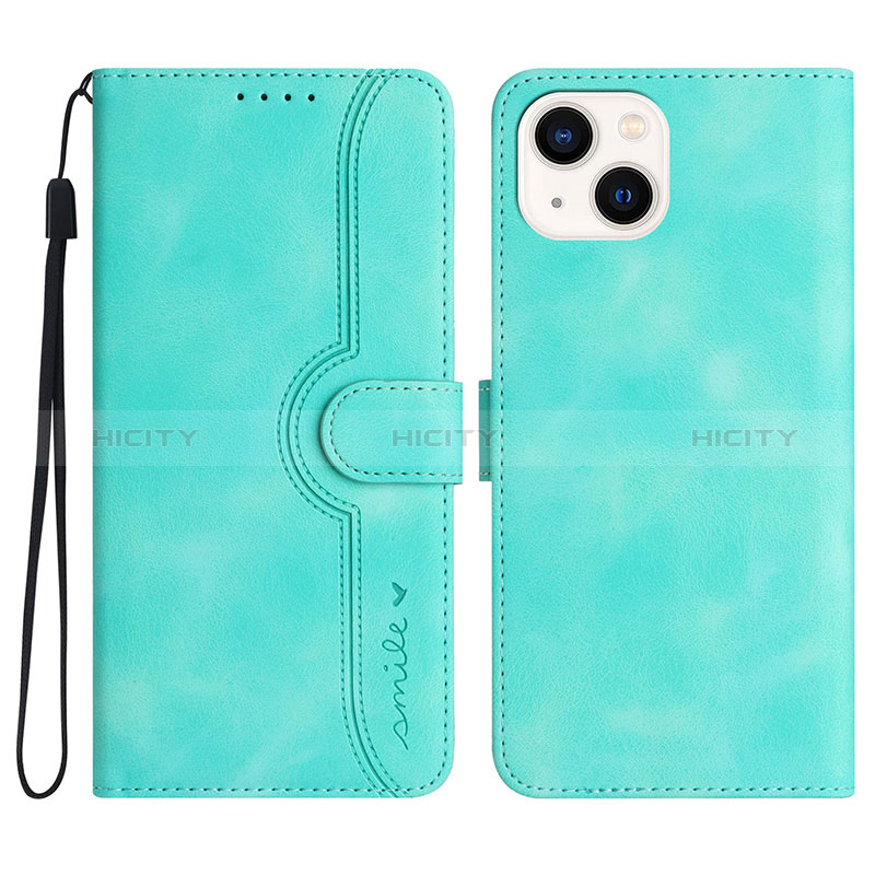 Funda de Cuero Cartera con Soporte Carcasa YX2 para Apple iPhone 13