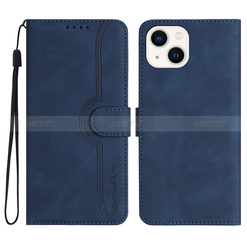 Funda de Cuero Cartera con Soporte Carcasa YX2 para Apple iPhone 13