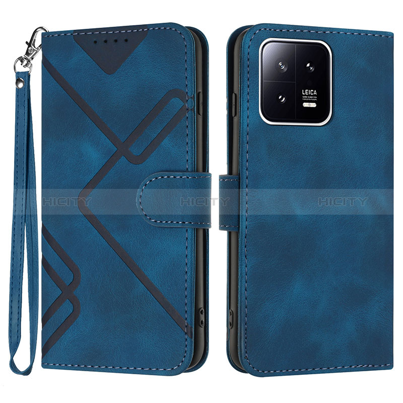 Funda de Cuero Cartera con Soporte Carcasa YX2 para Xiaomi Mi 13 Pro 5G Azul