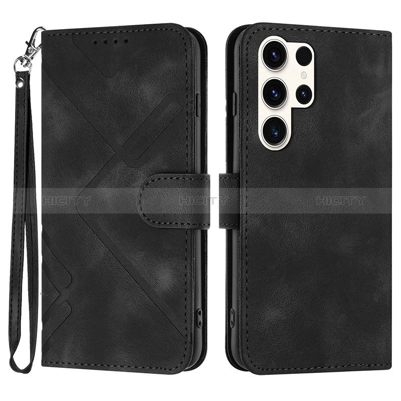 Funda de Cuero Cartera con Soporte Carcasa YX3 para Samsung Galaxy S22 Ultra 5G