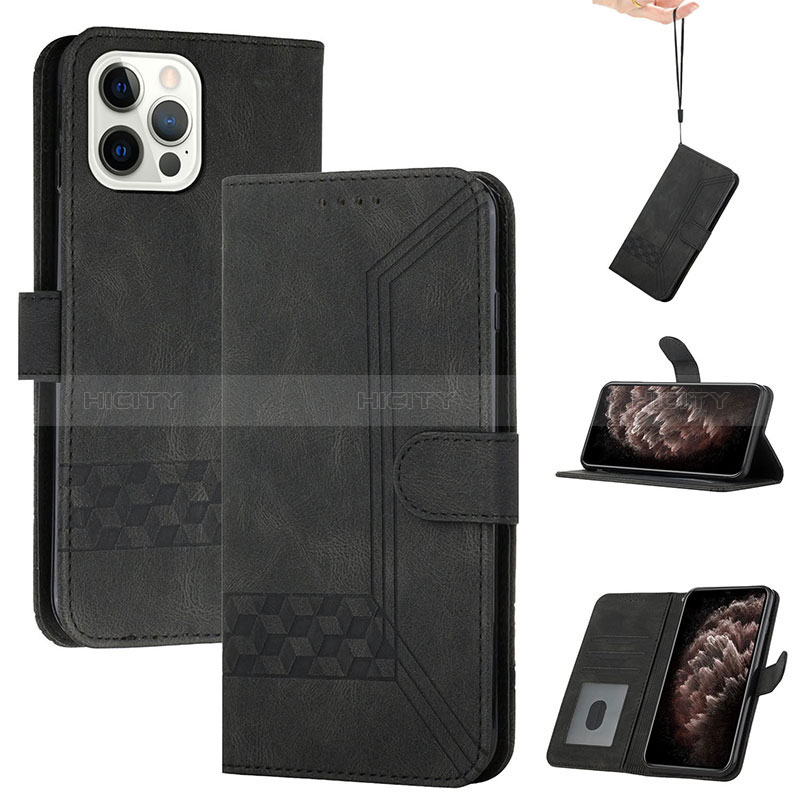 Funda de Cuero Cartera con Soporte Carcasa YX4 para Apple iPhone 13 Pro