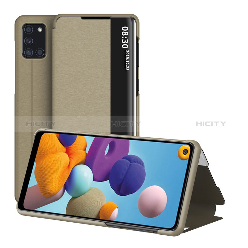 Funda de Cuero Cartera con Soporte Carcasa ZL2 para Samsung Galaxy A21s