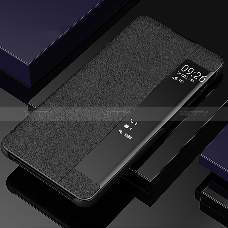 Funda de Cuero Cartera con Soporte Carcasa ZL2 para Samsung Galaxy Note 10 Plus 5G Negro