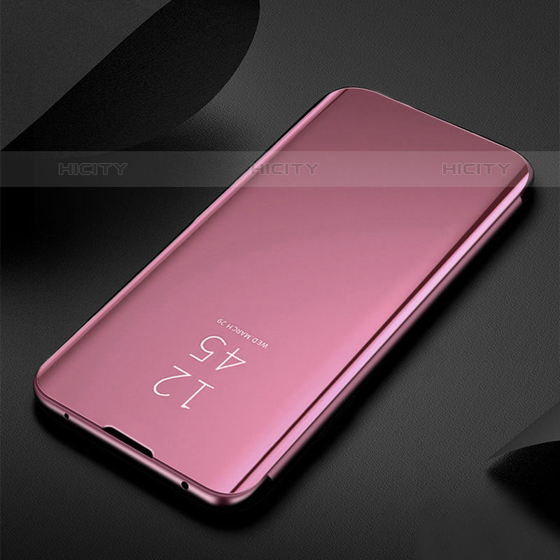 Funda de Cuero Cartera con Soporte Espejo Carcasa L01 para Oppo Find X5 Pro 5G